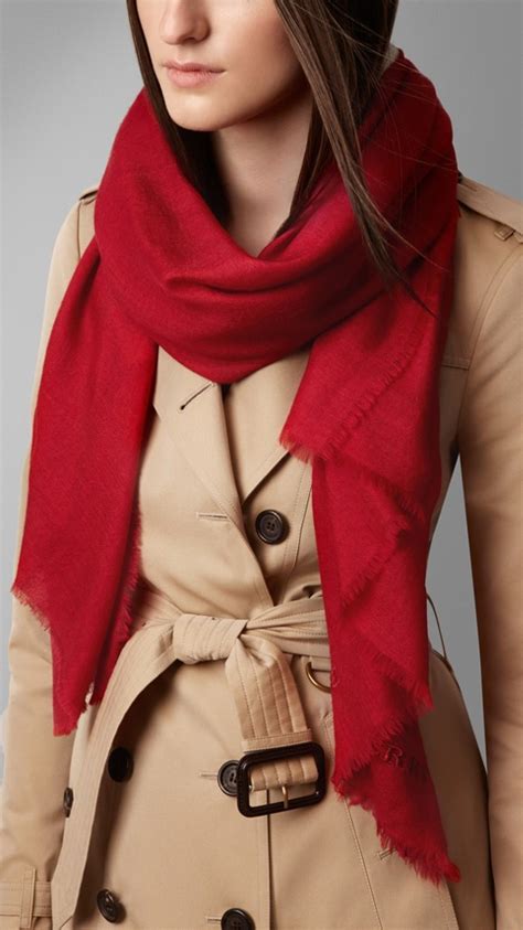 burberry red scarf cashmere|authentic Burberry cashmere scarf.